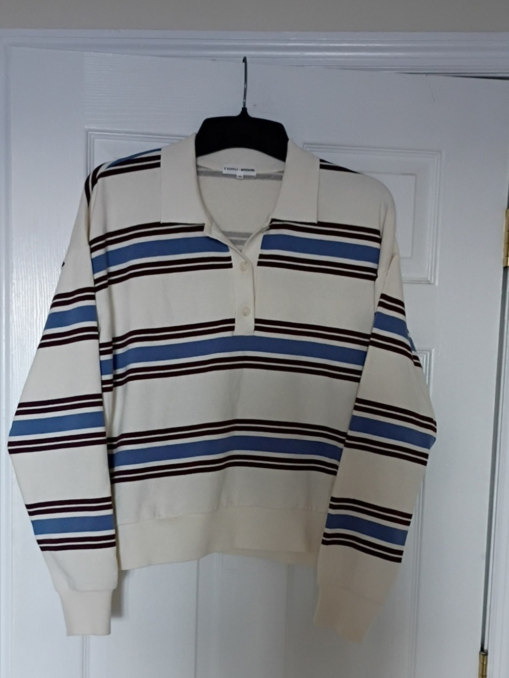 NWOT Z Supply Striped Rugby Shirt, M